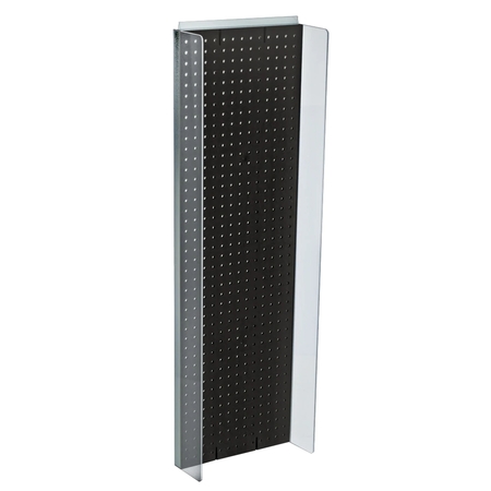 AZAR DISPLAYS 13.5"W x 44"H Pegboard Powerwing Display 700350-BLK